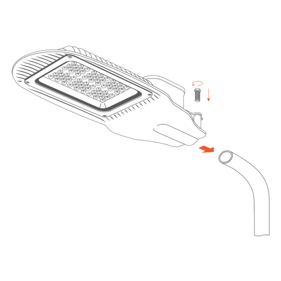Консольный светильник Wolta ДКУ04-100-102-5К ШБ140х60