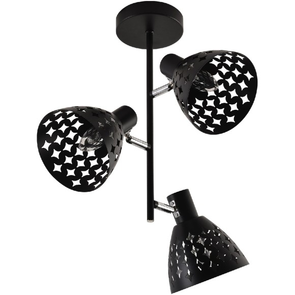 Спот Reluce 01554-3.3-03B BK+CR, E14, 120W, черный