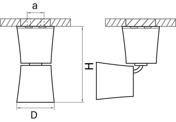Спот Lightstar Rotonda 214457, GU10, 50W, черный