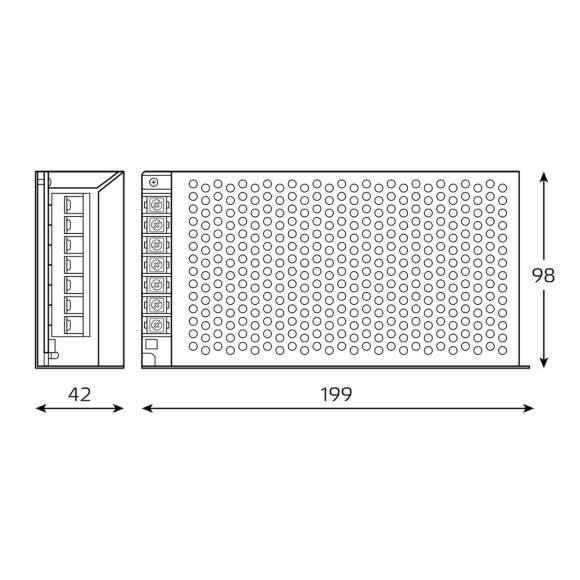Блок питания Gauss Basic 150Вт DC12В 12.5А IP20 BT506