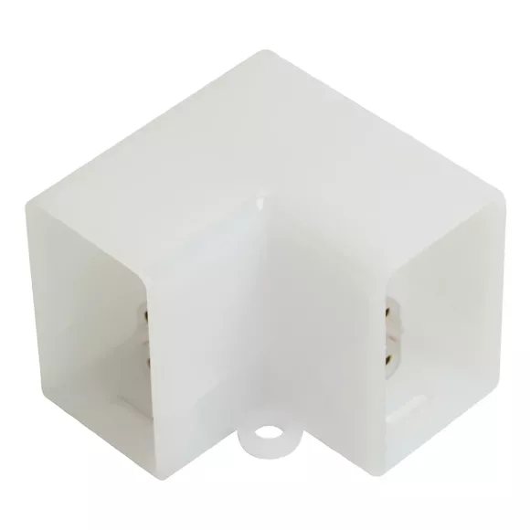 Коннектор L-образный Feron LD5058L 51730, Белый, Пластик, Россия Коннектор L-образный Feron LD5058L 51730, Белый, Пластик, Россия