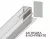 Шинопровод встраиваемый под ГКЛ 9,5мм Ambrella Light Magnetic Standard GL3338-9.5