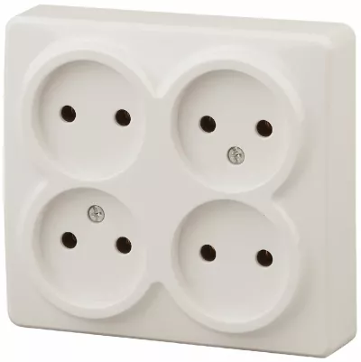 Розетка 4х2P Эра 11-2210-02 Б0020707