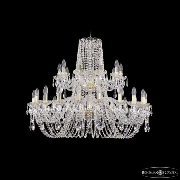 Подвесная люстра Bohemia Ivele Crystal 1402/20+10/360/2d G
