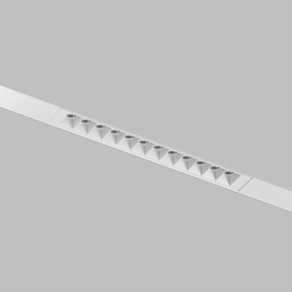 Трековый однофазный светильник Denkirs Simple Grill DK8201-WH