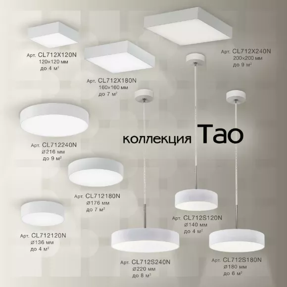 Потолочный светильник Citilux Тао CL712240N, крепление Потолочный светильник Citilux Тао CL712240N, крепление