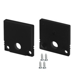 Заглушка Arlight SL-SLIM20-H20 BLACK с отверстием 047637