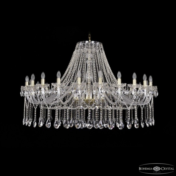 Подвесная люстра Bohemia Ivele Crystal 1413/24/530 G