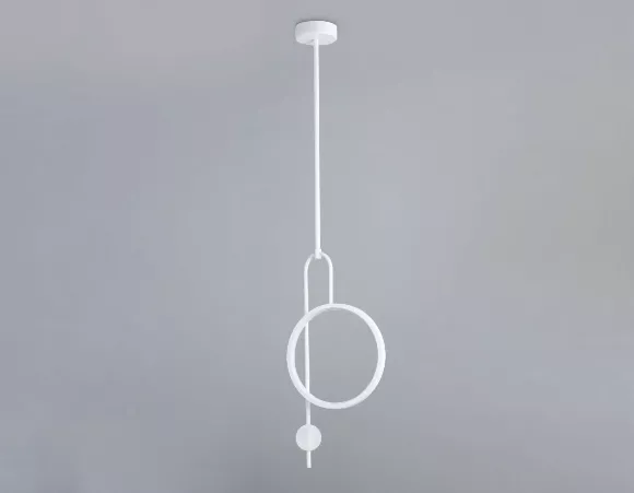 Подвесной светильник Ambrella Light Comfort FL66431, Белый, Нейтральный белый, Металл