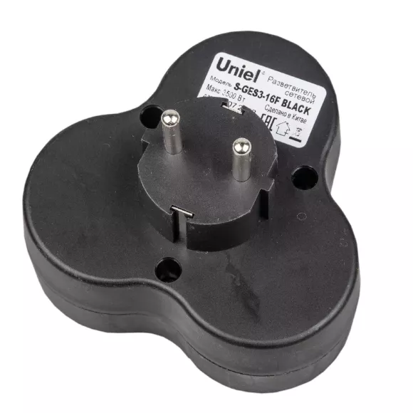 Сетевой разветвитель Uniel S-GES3-16F BLACK UL-00011236, Россия