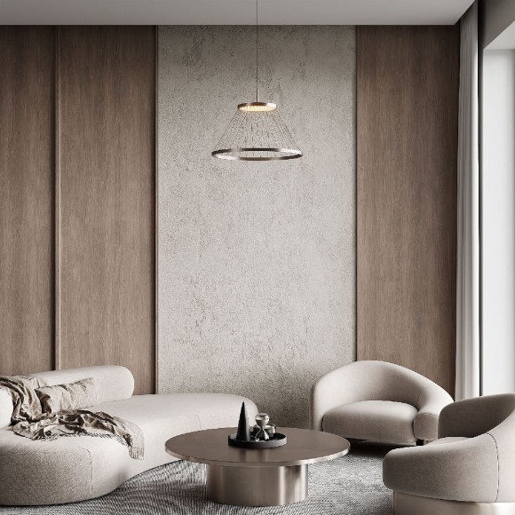 Подвесная светодиодная люстра Eurosvet Cesta 40017/1 LED коричневый