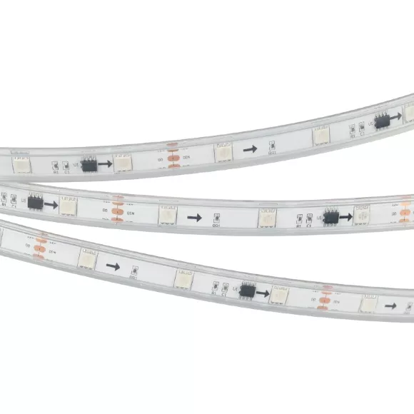 Светодиодная лента Arlight герметичная SPI-P-B30-12mm 12V RGB-PX3 (7.2W/m, IP66, 5060, 5m) 026370(3)