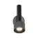 Спот iLedex Delta 2360-1 BK+GRP, Черный, Графит, Алюминий