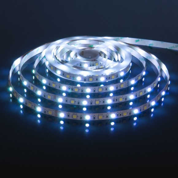 Светодиодная лента Elektrostandard 24V 14,4W 60Led 5050+5050 IP20 MIX RGB/холодный белый, 5м 4690389172274