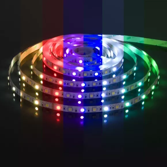 Светодиодная лента Elektrostandard 24V 14,4W 60Led 5050+5050 IP20 MIX RGB/холодный белый, 5м 4690389172274 Светодиодная лента Elektrostandard 24V 14,4W 60Led 5050+5050 IP20 MIX RGB/холодный белый, 5м 4690389172274