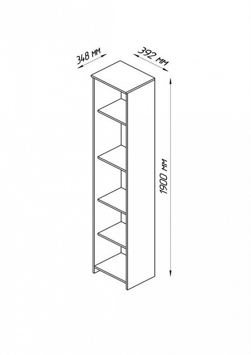 Стеллаж-колонка Сириус SHST_2.02.07.150.1