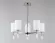 Люстра на штанге Ambrella Light High Light Modern LH56251, Никель, Белый, Металл
