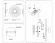 Схема размеров настенный светильник Ambrella Light High Light Modern LH72651