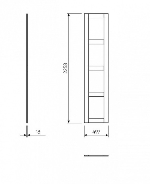 Дверь распашная Макс SHST_2-06-14-350-1