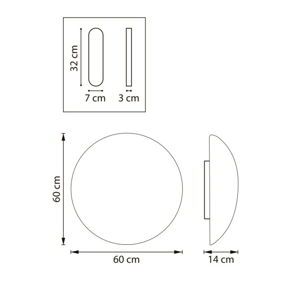 Настенно-потолочный светильник Lightstar Genova 610666