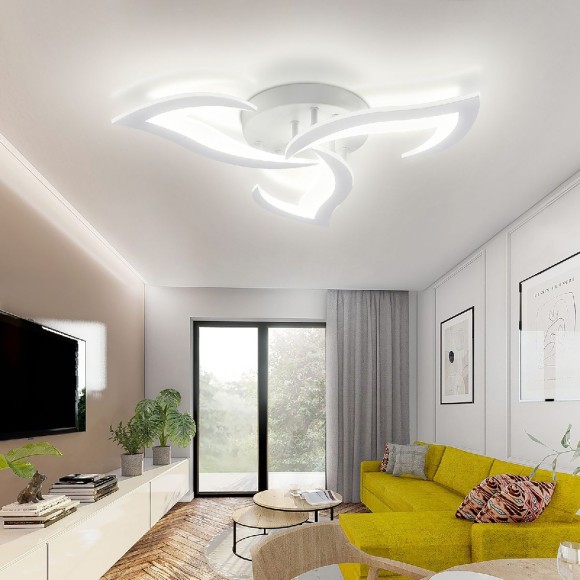 Потолочная светодиодная люстра с пультом управления Natali Kovaltseva SIMPLY LED LAMPS 81401