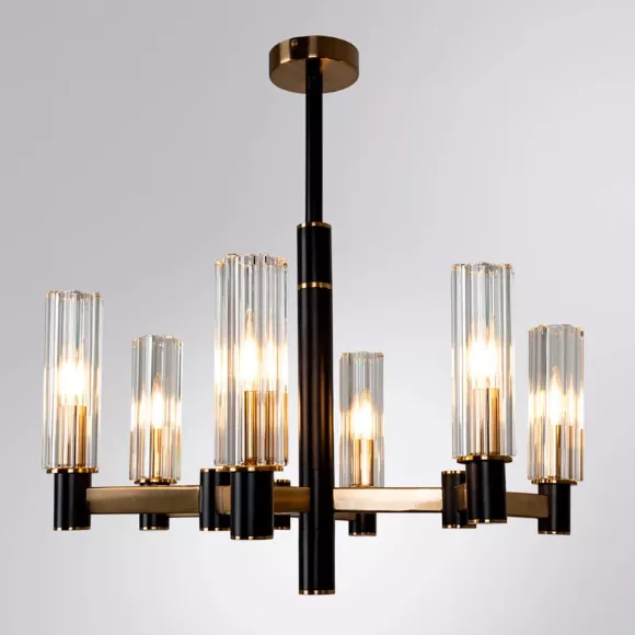 Люстра на штанге Divinare Barolo 2654/17 LM-6, декоративные элементы крупным планом