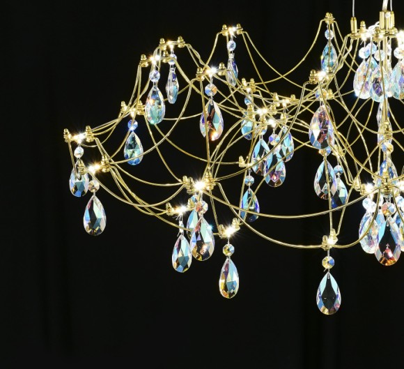 Подвесная люстра с пультом управления Myfar Ersilia MR2662-60P-50CD