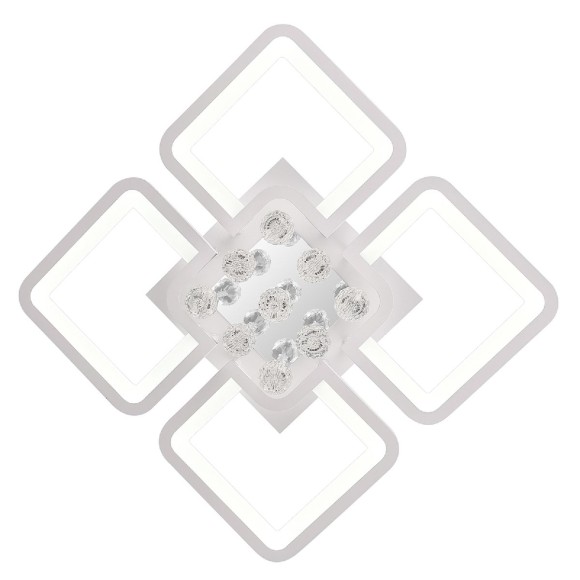 Потолочная светодиодная люстра с пультом управления Natali Kovaltseva Cascade LED LAMPS 81157