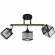 Спот Reluce 01591-3.3-03B BK+FGD+WOOD