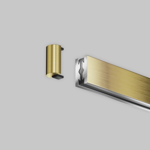 Заглушка торцевая для шинопровода Flarity Maytoni Technical TRA154EC-BS