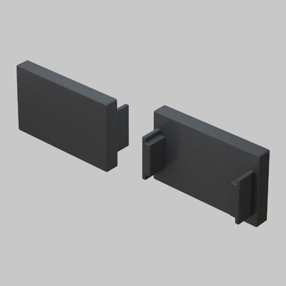 Заглушка для накладного шинопровода (2 шт.) Maytoni Basity TRA172EC-11B