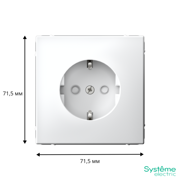 Розетка с заземлением со шторками, 16А, механизм, быстрозажим. Клем Systeme Electric ArtGallery GAL000145S