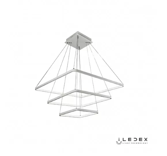 Подвесная люстра iLedex Venus 8153-700+500+300-D-T WH, Белый, Металл, Акрил Подвесная люстра iLedex Venus 8153-700+500+300-D-T WH, Белый, Металл, Акрил