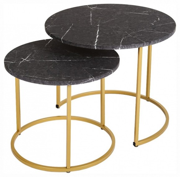 Набор из 2 столов журнальных МеталлАрт М001 ML_4673750200646