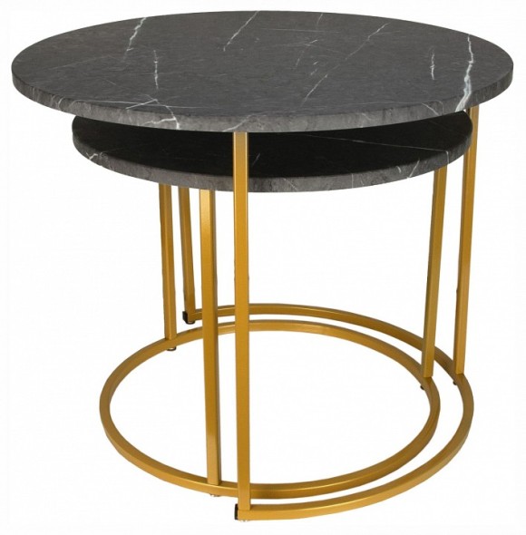 Набор из 2 столов журнальных МеталлАрт М001 ML_4673750200646