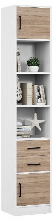 Стеллаж комбинированный Либерти-41-128 MAS_Liberti-41-BT-DS-128