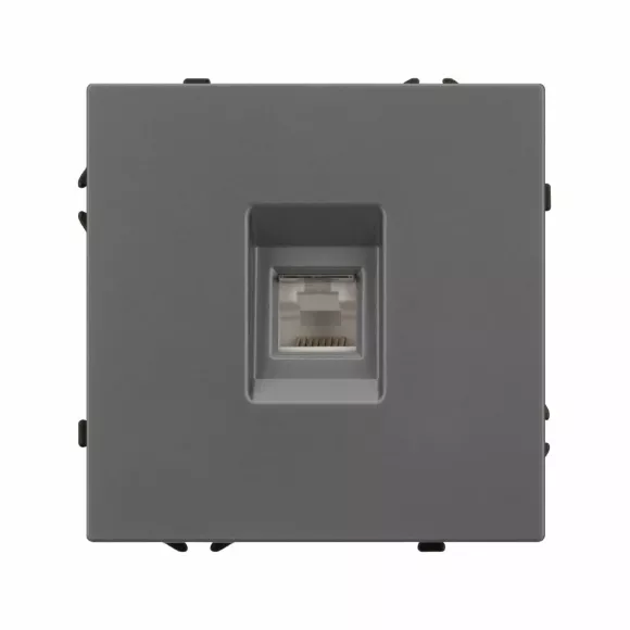 Розетка компьютерная софт-тач серый базальт Arlight SCT-MPC1-SFPL-GR (RJ-45, CAT6) 054307(1) Розетка компьютерная софт-тач серый базальт Arlight SCT-MPC1-SFPL-GR (RJ-45, CAT6) 054307(1)