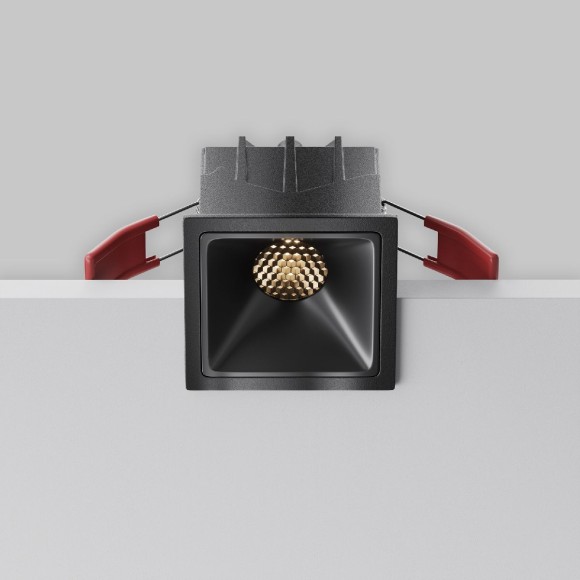 Встраиваемый светильник Maytoni Alfa LED DL043-01-10W3K-SQ-B-1