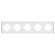 Рамка пластиковая на 5 постов Arlight FRM-TENDO-PL-5-WH 053851
