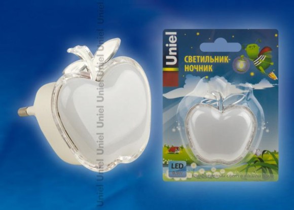 Настенный светодиодный светильник (10318) Uniel Детская серия DTL-308-Бабочка/RGB/3LED/0,5W