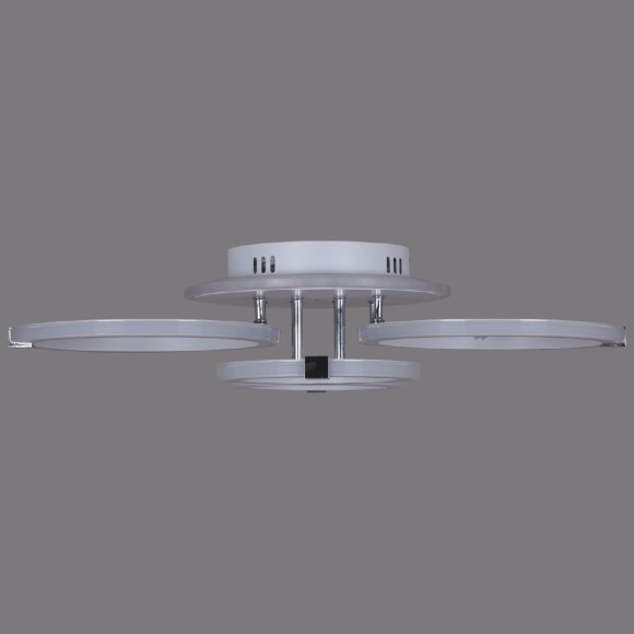 Потолочная светодиодная люстра с пультом управления Reluce 06319-3.3-04 WH+CR (RGB)