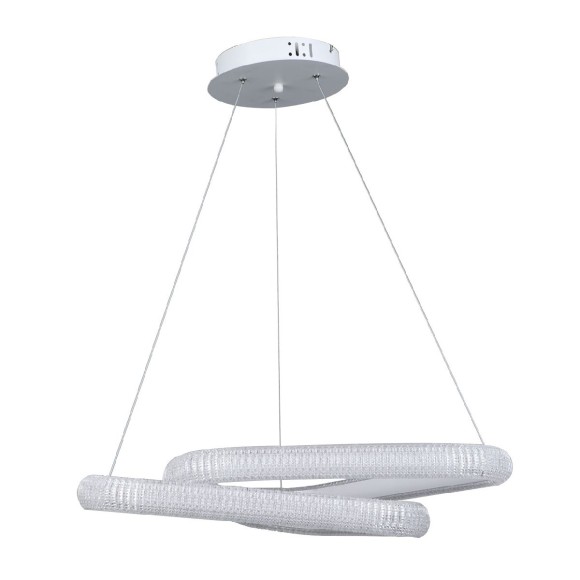 Подвесная светодиодная люстра с пультом управления De Markt Оскар 510015501