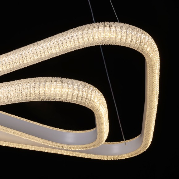 Подвесная светодиодная люстра с пультом управления De Markt Оскар 510015501