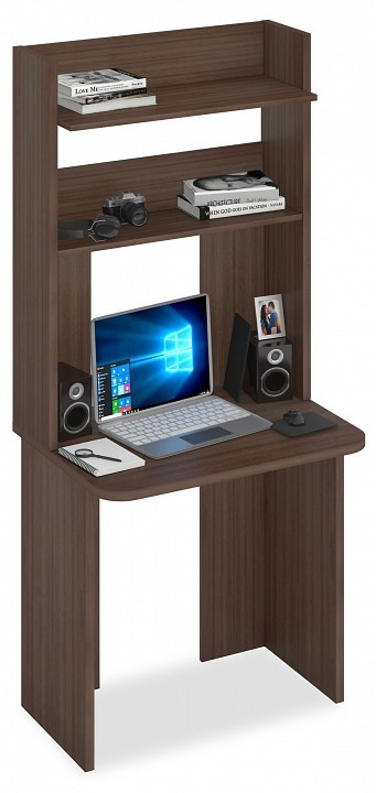 Стол компьютерный Домино Lite СКЛ-Прям80Р+НКЛХ MER_SKL-Pryam80R-NKLH-80-SH-CH