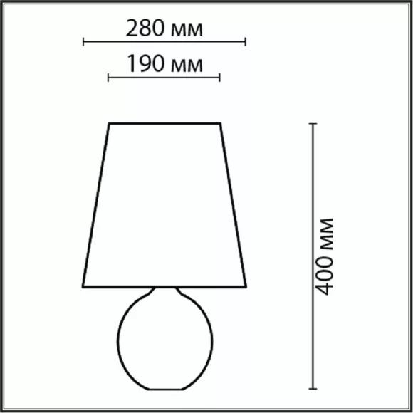 Настольная лампа Lumion Comfi Avalona 8119/1T, Серый, Керамика, Ткань