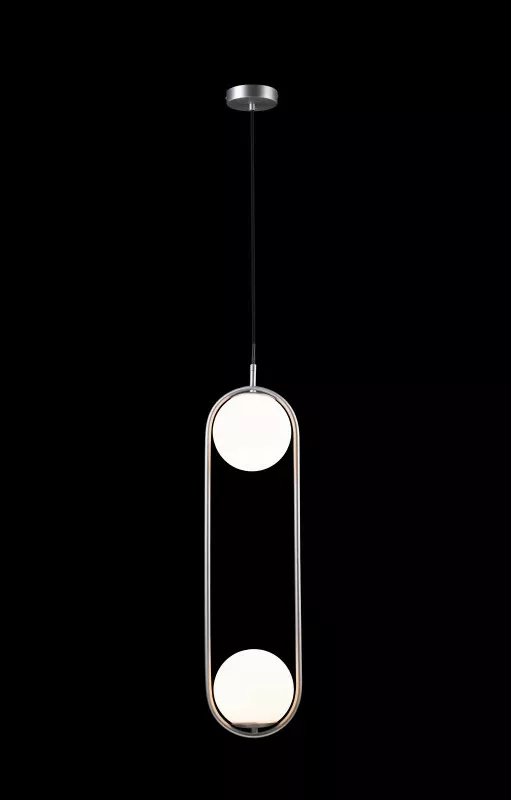 Подвесной светильник Loft IT Glob LOFT2601-B, Никель, Белый, Металл Подвесной светильник Loft IT Glob LOFT2601-B, Никель, Белый, Металл