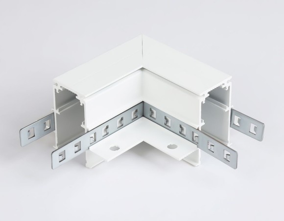 Коннектор угловой для встраиваемого шинопровода под ГКЛ 9,5мм Ambrella Light Magnetic Standard GL3352-9.5