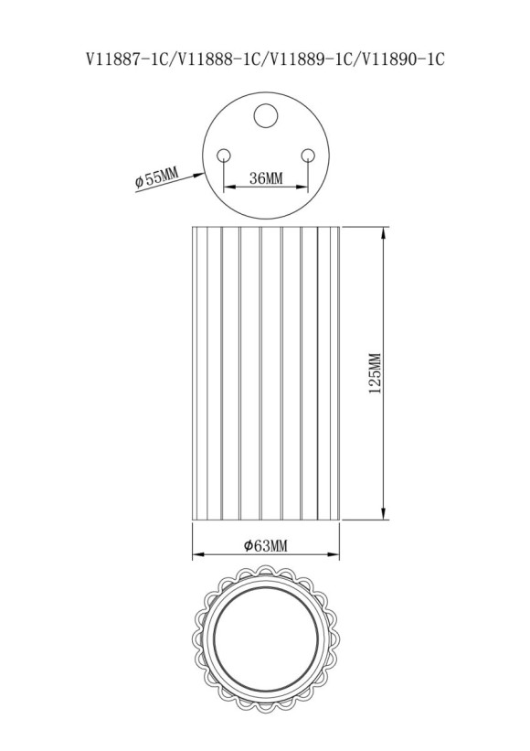 Точечный светильник Moderli Cora V11889-1C