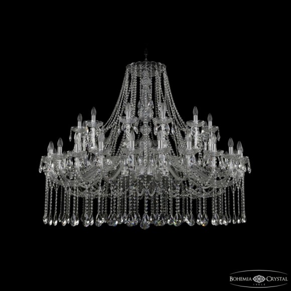 Подвесная люстра Bohemia Ivele Crystal 1413/24+12/530 Ni