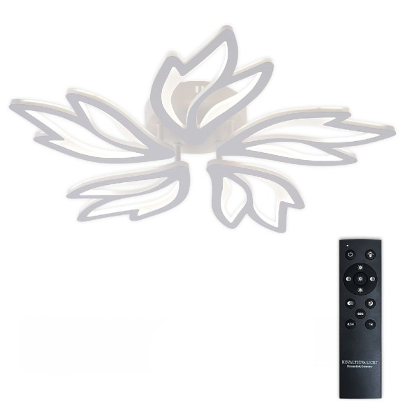 Потолочная светодиодная люстра с пультом управления Natali Kovaltseva Rif LED LAMPS 81118/4C